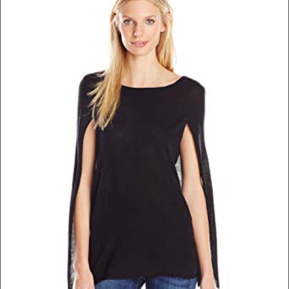 BB Dakota Black Capelet Sweater